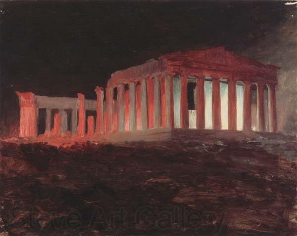 Frederic E.Church Parthenon,Athens,from the Northwest Norge oil painting art